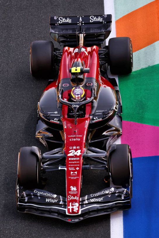 Zhou Guanyu (CHN) Alfa Romeo F1 Team C43.
17.03.2023. Formula 1 World Championship, Rd 2, Saudi Arabian Grand Prix, Jeddah, Saudi Arabia, Practice Day.
- www.xpbimages.com, EMail: requests@xpbimages.com © Copyright: Coates / XPB Images