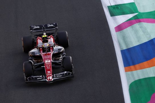 Zhou Guanyu (CHN) Alfa Romeo F1 Team C43.
17.03.2023. Formula 1 World Championship, Rd 2, Saudi Arabian Grand Prix, Jeddah, Saudi Arabia, Practice Day.
- www.xpbimages.com, EMail: requests@xpbimages.com © Copyright: Coates / XPB Images
