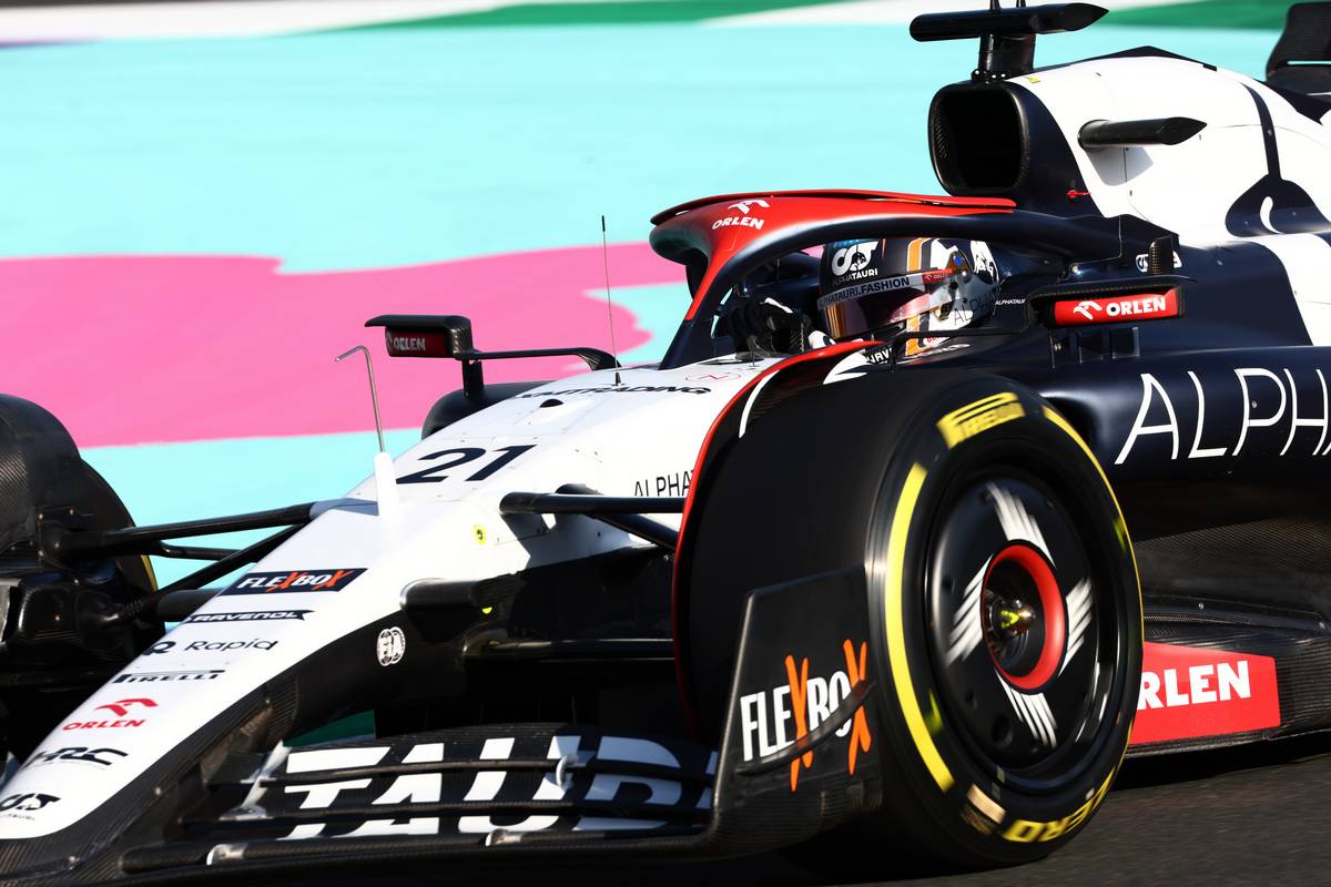 Nyck de Vries (NLD) AlphaTauri AT04.
17.03.2023. Formula 1 World Championship, Rd 2, Saudi Arabian Grand Prix, Jeddah, Saudi Arabia, Practice Day.
- www.xpbimages.com, EMail: requests@xpbimages.com © Copyright: Coates / XPB Images