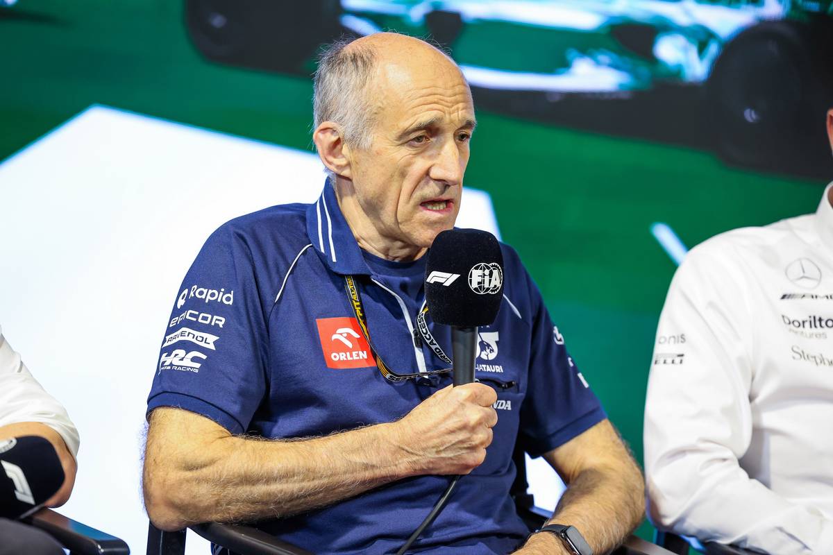 Franz Tost (AUT) Director del equipo AlphaTauri, en la conferencia de prensa de la FIA.  17.03.2023.  Campeonato Mundial de Fórmula 1, Rd 2, Gran Premio de Arabia Saudita, Jeddah, Arabia Saudita, Día de práctica.  - www.xpbimages.com, Correo electrónico: request@xpbimages.com © Copyright: XPB Images