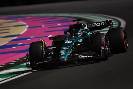 Lance Stroll (CDN) Aston Martin F1 Team AMR23.
17.03.2023. Formula 1 World Championship, Rd 2, Saudi Arabian Grand Prix, Jeddah, Saudi Arabia, Practice Day.
- www.xpbimages.com, EMail: requests@xpbimages.com © Copyright: Moy / XPB Images