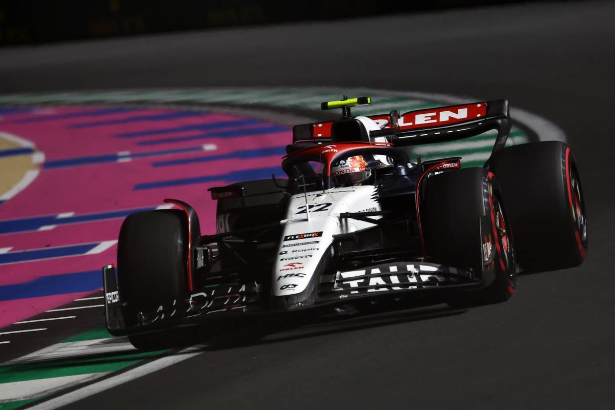 Yuki Tsunoda (JPN) AlphaTauri AT04.
17.03.2023. Formula 1 World Championship, Rd 2, Saudi Arabian Grand Prix, Jeddah, Saudi Arabia, Practice Day.
- www.xpbimages.com, EMail: requests@xpbimages.com © Copyright: Moy / XPB Images