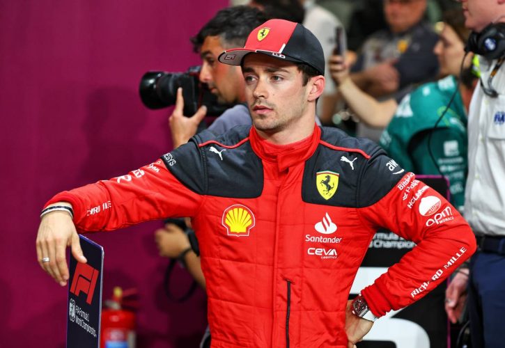 Charles Leclerc (MON) Ferrari in qualifying parc ferme. 18.03.2023. Formula 1 World Championship, Rd 2, Saudi Arabian Grand Prix, Jeddah, Saudi Arabia, Qualifying Day. - www.xpbimages.com, EMail: requests@xpbimages.com © Copyright: Batchelor / XPB Images