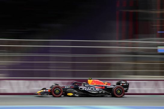 Sergio Perez (MEX) Red Bull Racing RB19.
18.03.2023. Formula 1 World Championship, Rd 2, Saudi Arabian Grand Prix, Jeddah, Saudi Arabia, Qualifying Day.
- www.xpbimages.com, EMail: requests@xpbimages.com © Copyright: Rew / XPB Images