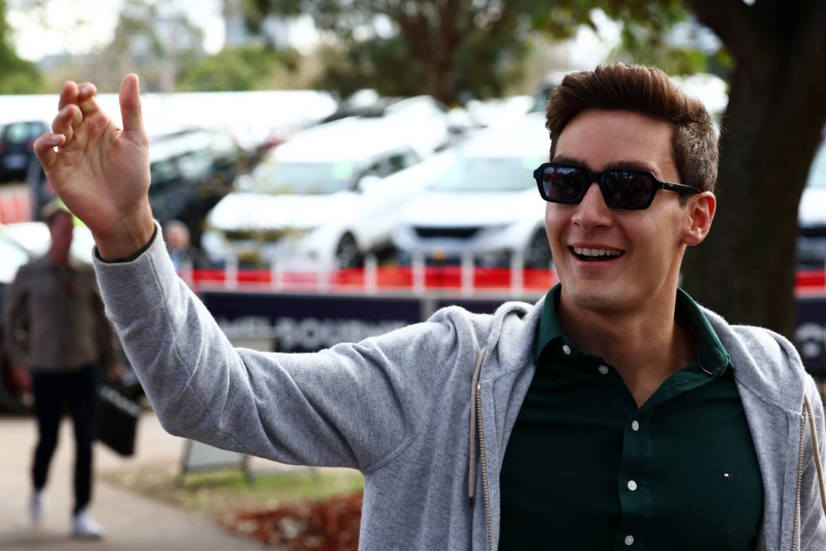 George Russell (GBR) Mercedes AMG F1. 30.03.2023. Formula 1 World Championship, Rd 3, Australian Grand Prix, Albert Park, Melbourne, Australia, Preparation Day. - www.xpbimages.com, EMail: requests@xpbimages.com © Copyright: Coates / XPB Images