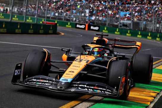 Oscar Piastri (AUS) McLaren MCL60.
01.04.2023. Formula 1 World Championship, Rd 3, Australian Grand Prix, Albert Park, Melbourne, Australia, Qualifying Day.
- www.xpbimages.com, EMail: requests@xpbimages.com © Copyright: Moy / XPB Images