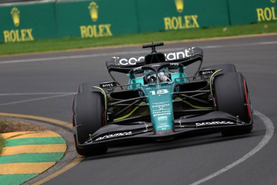 Lance Stroll (CDN) Aston Martin F1 Team AMR23.
01.04.2023. Formula 1 World Championship, Rd 3, Australian Grand Prix, Albert Park, Melbourne, Australia, Qualifying Day.
- www.xpbimages.com, EMail: requests@xpbimages.com © Copyright: Moy / XPB Images