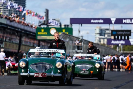 Kevin Magnussen (DEN), Haas F1 Team 
02.04.2023. Formula 1 World Championship, Rd 3, Australian Grand Prix, Albert Park, Melbourne, Australia, Race Day.
- www.xpbimages.com, EMail: requests@xpbimages.com © Copyright: Charniaux / XPB Images