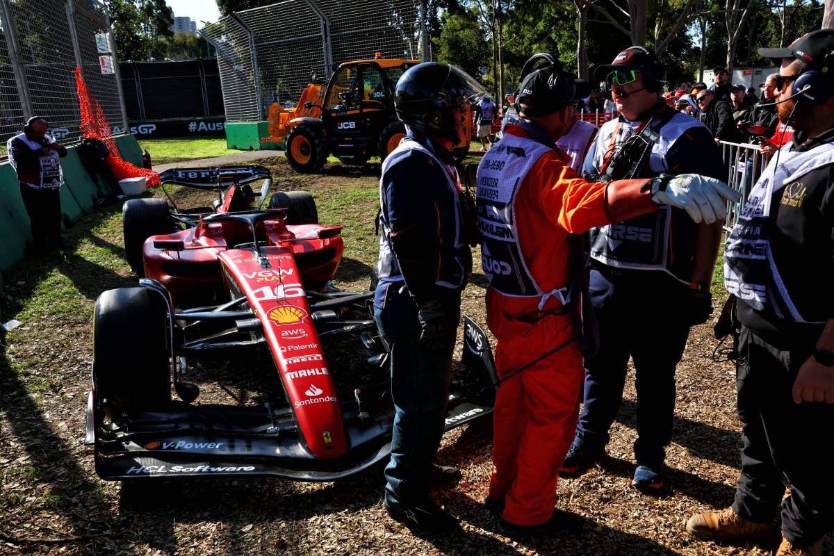 Charles Leclerc (MON) Ferrari SF-23 retired from the race. 02.04.2023. Formula 1 World Championship, Rd 3, Australian Grand Prix, Albert Park, Melbourne, Australia, Race Day. - www.xpbimages.com, EMail: requests@xpbimages.com © Copyright: Charniaux / XPB Images