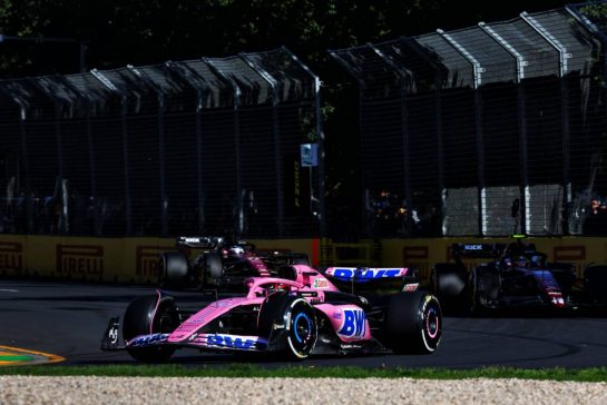 Esteban Ocon (FRA) Alpine F1 Team A523.
02.04.2023. Formula 1 World Championship, Rd 3, Australian Grand Prix, Albert Park, Melbourne, Australia, Race Day.
- www.xpbimages.com, EMail: requests@xpbimages.com © Copyright: Charniaux / XPB Images