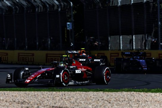 Zhou Guanyu (CHN) Alfa Romeo F1 Team C43.
02.04.2023. Formula 1 World Championship, Rd 3, Australian Grand Prix, Albert Park, Melbourne, Australia, Race Day.
- www.xpbimages.com, EMail: requests@xpbimages.com © Copyright: Charniaux / XPB Images
