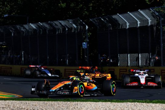 Lando Norris (GBR) McLaren MCL60.
02.04.2023. Formula 1 World Championship, Rd 3, Australian Grand Prix, Albert Park, Melbourne, Australia, Race Day.
- www.xpbimages.com, EMail: requests@xpbimages.com © Copyright: Charniaux / XPB Images