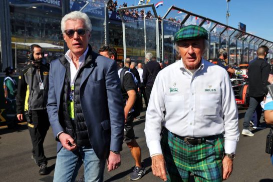 Jackie Stewart (GBR) on the grid.
02.04.2023. Formula 1 World Championship, Rd 3, Australian Grand Prix, Albert Park, Melbourne, Australia, Race Day.
- www.xpbimages.com, EMail: requests@xpbimages.com © Copyright: Batchelor / XPB Images