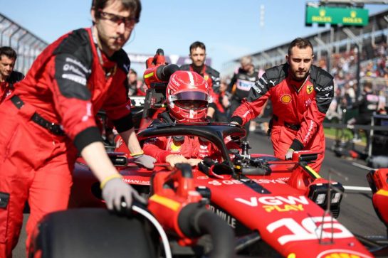 Charles Leclerc (MON) Ferrari SF-23 on the grid.
02.04.2023. Formula 1 World Championship, Rd 3, Australian Grand Prix, Albert Park, Melbourne, Australia, Race Day.
- www.xpbimages.com, EMail: requests@xpbimages.com © Copyright: Bearne / XPB Images