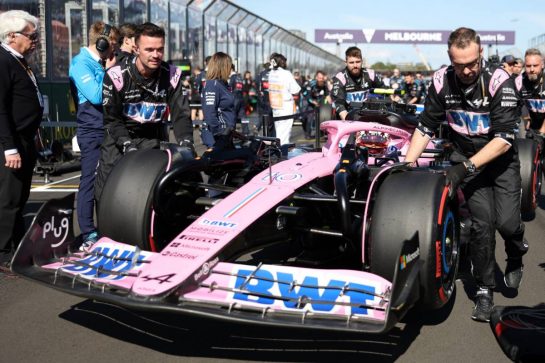 Pierre Gasly (FRA) Alpine F1 Team A523 on the grid.
02.04.2023. Formula 1 World Championship, Rd 3, Australian Grand Prix, Albert Park, Melbourne, Australia, Race Day.
- www.xpbimages.com, EMail: requests@xpbimages.com © Copyright: Bearne / XPB Images