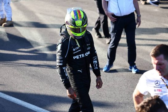 Lewis Hamilton (GBR) Mercedes AMG F1 W14.
02.04.2023. Formula 1 World Championship, Rd 3, Australian Grand Prix, Albert Park, Melbourne, Australia, Race Day.
- www.xpbimages.com, EMail: requests@xpbimages.com © Copyright: Batchelor / XPB Images