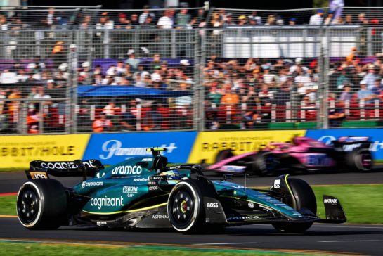 Fernando Alonso (ESP) Aston Martin F1 Team AMR23.
02.04.2023. Formula 1 World Championship, Rd 3, Australian Grand Prix, Albert Park, Melbourne, Australia, Race Day.
- www.xpbimages.com, EMail: requests@xpbimages.com © Copyright: Batchelor / XPB Images