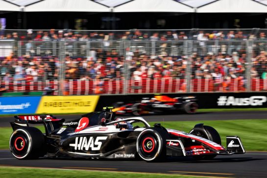 Nico Hulkenberg (GER) Haas VF-23.
02.04.2023. Formula 1 World Championship, Rd 3, Australian Grand Prix, Albert Park, Melbourne, Australia, Race Day.
- www.xpbimages.com, EMail: requests@xpbimages.com © Copyright: Batchelor / XPB Images