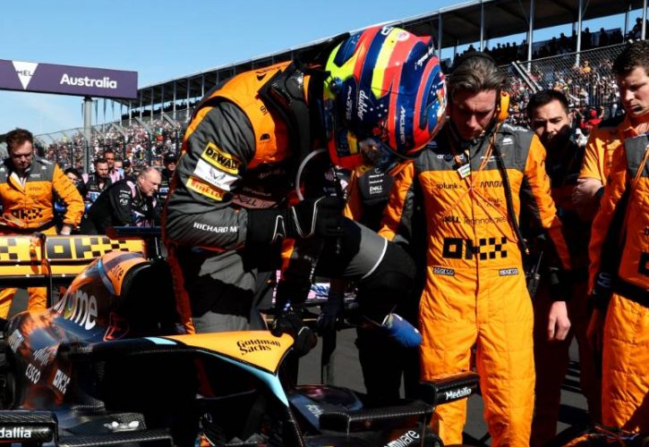 McLaren rookie Piastri celebrates first points at 'crazy' home race