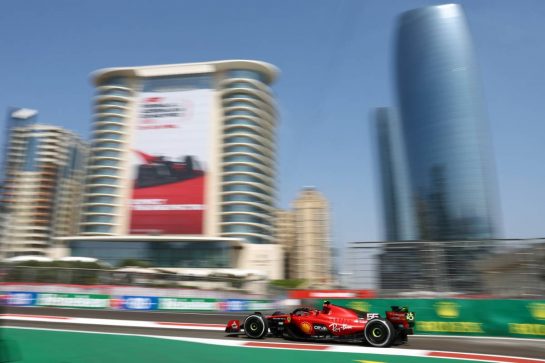 Carlos Sainz Jr (ESP) Ferrari SF-23.
28.04.2023. Formula 1 World Championship, Rd 4, Azerbaijan Grand Prix, Baku Street Circuit, Azerbaijan, Qualifying Day.
- www.xpbimages.com, EMail: requests@xpbimages.com © Copyright: Batchelor / XPB Images