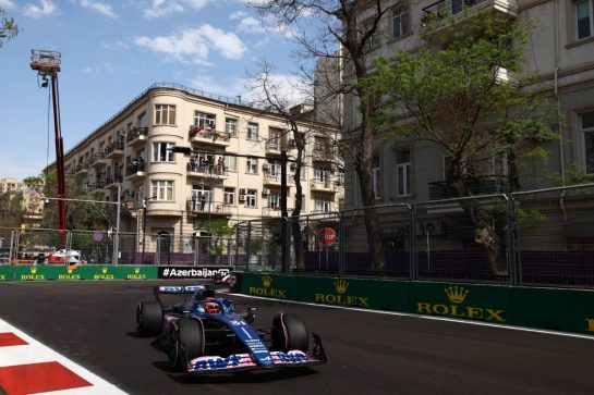 Esteban Ocon (FRA) Alpine F1 Team A523.
30.04.2023. Formula 1 World Championship, Rd 4, Azerbaijan Grand Prix, Baku Street Circuit, Azerbaijan, Race Day.
- www.xpbimages.com, EMail: requests@xpbimages.com © Copyright: Coates / XPB Images