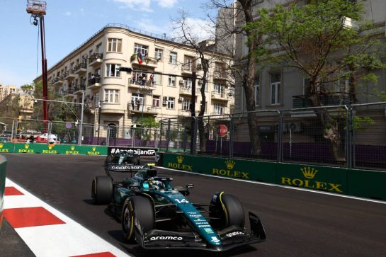 Fernando Alonso (ESP) Aston Martin F1 Team AMR23.
30.04.2023. Formula 1 World Championship, Rd 4, Azerbaijan Grand Prix, Baku Street Circuit, Azerbaijan, Race Day.
- www.xpbimages.com, EMail: requests@xpbimages.com © Copyright: Coates / XPB Images