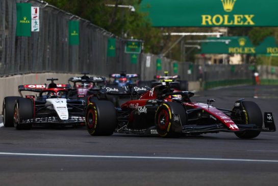 Zhou Guanyu (CHN) Alfa Romeo F1 Team C43.
30.04.2023. Formula 1 World Championship, Rd 4, Azerbaijan Grand Prix, Baku Street Circuit, Azerbaijan, Race Day.
- www.xpbimages.com, EMail: requests@xpbimages.com © Copyright: Charniaux / XPB Images