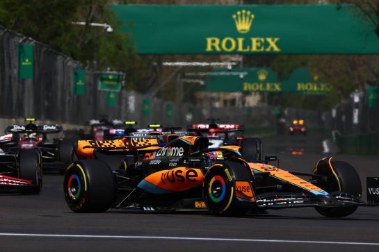 Oscar Piastri (AUS) McLaren MCL60.
30.04.2023. Formula 1 World Championship, Rd 4, Azerbaijan Grand Prix, Baku Street Circuit, Azerbaijan, Race Day.
- www.xpbimages.com, EMail: requests@xpbimages.com © Copyright: Charniaux / XPB Images