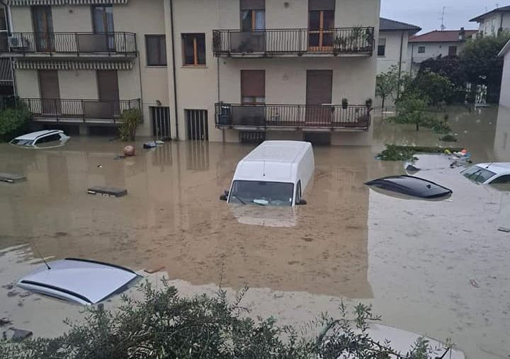 Flooding in Imola - Wednesday, May 17 2023.
