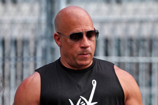 Vin Diesel (Estados Unidos) Actor.  04.05.2023.  Campeonato Mundial de Fórmula 1, Rd 5, Gran Premio de Miami, Miami, Florida, EE. UU., Día de preparación.  - www.xpbimages.com, Correo electrónico: request@xpbimages.com © Copyright: Moy / XPB Images
