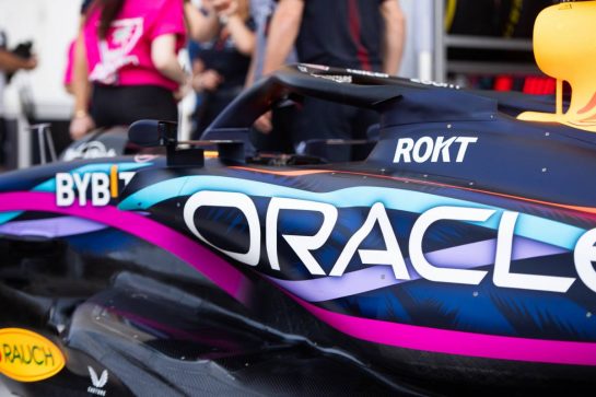 Red Bull Racing RB19 - custom livery.
04.05.2023. Formula 1 World Championship, Rd 5, Miami Grand Prix, Miami, Florida, USA, Preparation Day.
- www.xpbimages.com, EMail: requests@xpbimages.com © Copyright: Price / XPB Images