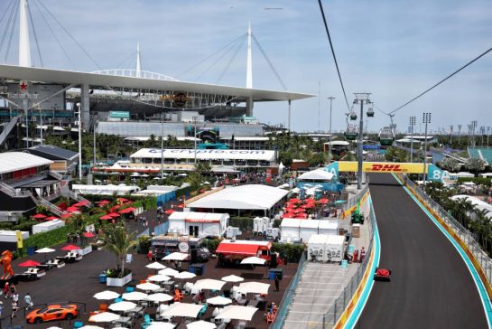 Charles Leclerc (MON) Ferrari SF-23.
05.05.2023. Formula 1 World Championship, Rd 5, Miami Grand Prix, Miami, Florida, USA, Practice Day.
- www.xpbimages.com, EMail: requests@xpbimages.com © Copyright: Moy / XPB Images
