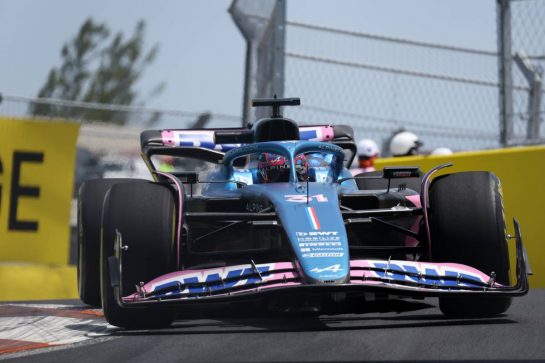 Esteban Ocon (FRA) Alpine F1 Team A523.
05.05.2023. Formula 1 World Championship, Rd 5, Miami Grand Prix, Miami, Florida, USA, Practice Day.
- www.xpbimages.com, EMail: requests@xpbimages.com © Copyright: Bearne / XPB Images
