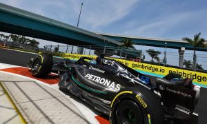 Russell leads Hamilton as Mercedes tops FP1 in Miami