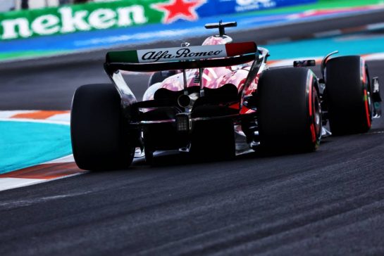 Valtteri Bottas (FIN) Alfa Romeo F1 Team C43.
05.05.2023. Formula 1 World Championship, Rd 5, Miami Grand Prix, Miami, Florida, USA, Practice Day.
- www.xpbimages.com, EMail: requests@xpbimages.com © Copyright: Batchelor / XPB Images