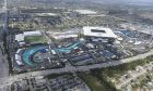 An aerial view of the circuit. 06.05.2023. Formula 1 World Championship, Rd 5, Miami Grand Prix, Miami, Florida, USA, Qualifying Day. - www.xpbimages.com, EMail: requests@xpbimages.com © Copyright: XPB Images