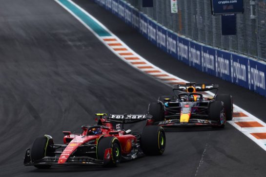 Carlos Sainz Jr (ESP) Ferrari SF-23.
07.05.2023. Formula 1 World Championship, Rd 5, Miami Grand Prix, Miami, Florida, USA, Race Day.
- www.xpbimages.com, EMail: requests@xpbimages.com © Copyright: Batchelor / XPB Images