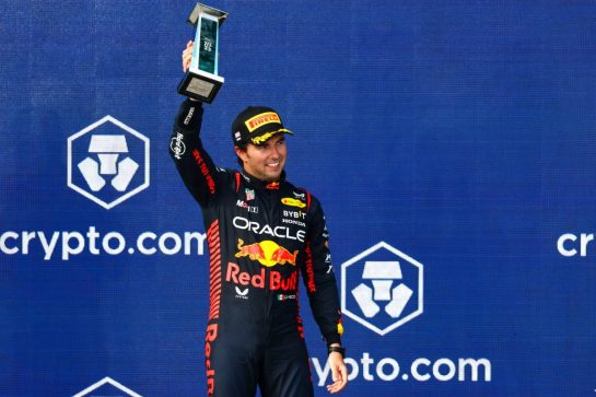 Sergio Perez (MEX), Red Bull Racing 
07.05.2023. Formula 1 World Championship, Rd 5, Miami Grand Prix, Miami, Florida, USA, Race Day.
- www.xpbimages.com, EMail: requests@xpbimages.com © Copyright: Charniaux / XPB Images