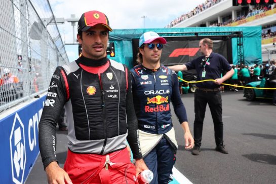 Carlos Sainz Jr (ESP) Ferrari.
07.05.2023. Formula 1 World Championship, Rd 5, Miami Grand Prix, Miami, Florida, USA, Race Day.
- www.xpbimages.com, EMail: requests@xpbimages.com © Copyright: Batchelor / XPB Images