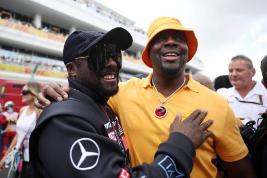 will.i.am (USA) Black Eyed Peas on the grid
07.05.2023. Formula 1 World Championship, Rd 5, Miami Grand Prix, Miami, Florida, USA, Race Day.
- www.xpbimages.com, EMail: requests@xpbimages.com © Copyright: Gilbert / XPB Images