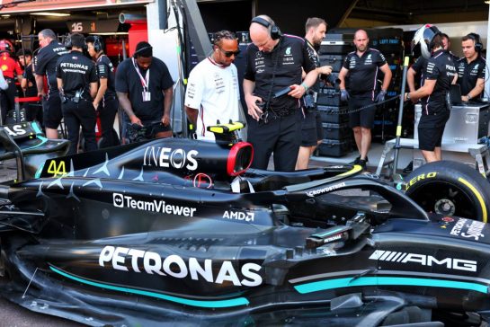 Lewis Hamilton (GBR) Mercedes AMG F1 W14.
25.05.2023. Formula 1 World Championship, Rd 7, Monaco Grand Prix, Monte Carlo, Monaco, Preparation Day.
- www.xpbimages.com, EMail: requests@xpbimages.com © Copyright: Batchelor / XPB Images