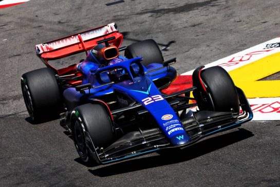 Alexander Albon (THA) Williams Racing FW45.
26.05.2023. Formula 1 World Championship, Rd 7, Monaco Grand Prix, Monte Carlo, Monaco, Practice Day.
- www.xpbimages.com, EMail: requests@xpbimages.com © Copyright: Batchelor / XPB Images