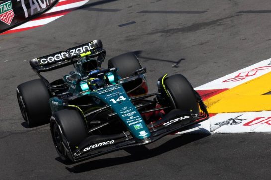 Fernando Alonso (ESP) Aston Martin F1 Team AMR23.
26.05.2023. Formula 1 World Championship, Rd 7, Monaco Grand Prix, Monte Carlo, Monaco, Practice Day.
- www.xpbimages.com, EMail: requests@xpbimages.com © Copyright: Batchelor / XPB Images