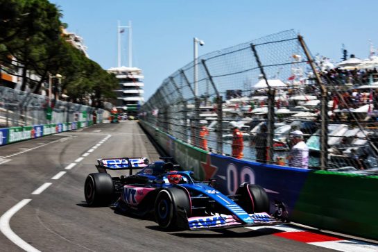 Esteban Ocon (FRA) Alpine F1 Team A523.
26.05.2023. Formula 1 World Championship, Rd 7, Monaco Grand Prix, Monte Carlo, Monaco, Practice Day.
- www.xpbimages.com, EMail: requests@xpbimages.com © Copyright: Coates / XPB Images