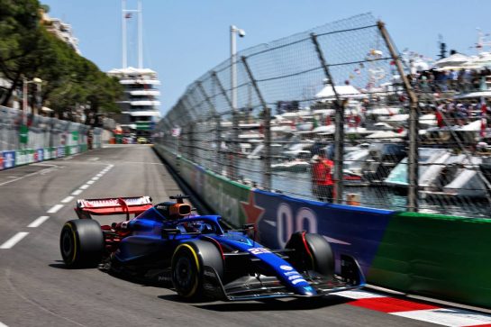 Alexander Albon (THA) Williams Racing FW45.
26.05.2023. Formula 1 World Championship, Rd 7, Monaco Grand Prix, Monte Carlo, Monaco, Practice Day.
- www.xpbimages.com, EMail: requests@xpbimages.com © Copyright: Coates / XPB Images