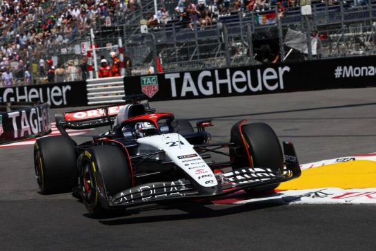 Nyck de Vries (NLD) AlphaTauri AT04.
26.05.2023. Formula 1 World Championship, Rd 7, Monaco Grand Prix, Monte Carlo, Monaco, Practice Day.
- www.xpbimages.com, EMail: requests@xpbimages.com © Copyright: Batchelor / XPB Images