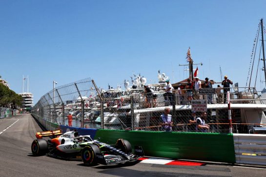 Oscar Piastri (AUS) McLaren MCL60.
26.05.2023. Formula 1 World Championship, Rd 7, Monaco Grand Prix, Monte Carlo, Monaco, Practice Day.
- www.xpbimages.com, EMail: requests@xpbimages.com © Copyright: Coates / XPB Images