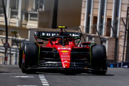 Carlos Sainz Jr (ESP), Scuderia Ferrari 
26.05.2023. Formula 1 World Championship, Rd 7, Monaco Grand Prix, Monte Carlo, Monaco, Practice Day.
- www.xpbimages.com, EMail: requests@xpbimages.com © Copyright: Charniaux / XPB Images