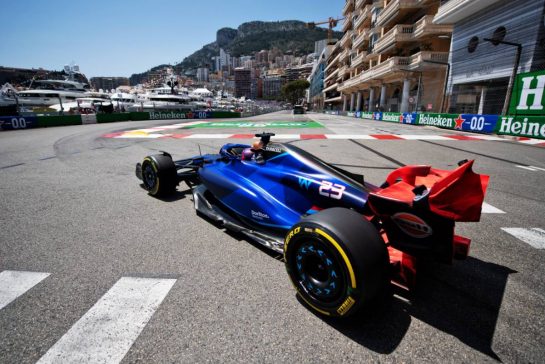Alexander Albon (THA) Williams Racing FW45.
26.05.2023. Formula 1 World Championship, Rd 7, Monaco Grand Prix, Monte Carlo, Monaco, Practice Day.
- www.xpbimages.com, EMail: requests@xpbimages.com © Copyright: Price / XPB Images