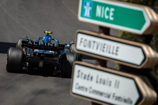 Pierre Gasly (FRA) Alpine F1 Team A523.
26.05.2023. Formula 1 World Championship, Rd 7, Monaco Grand Prix, Monte Carlo, Monaco, Practice Day.
- www.xpbimages.com, EMail: requests@xpbimages.com © Copyright: Bearne / XPB Images